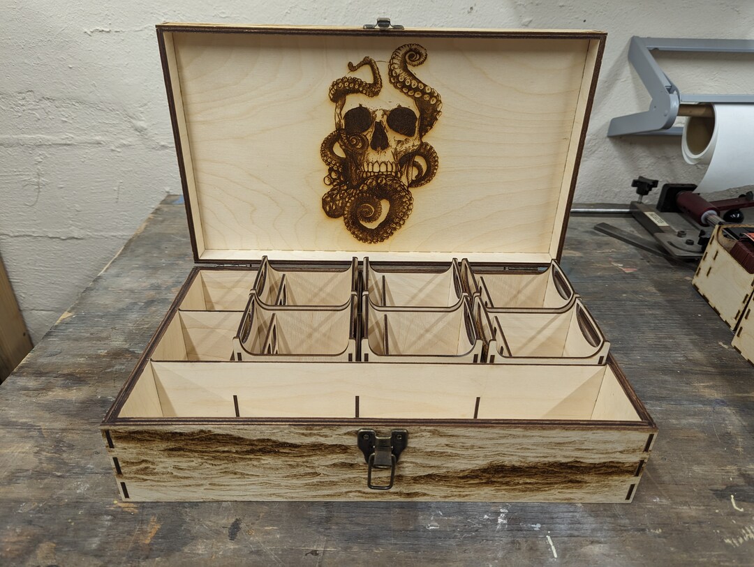 Ultimate Commander Deck Box - Kraken Theme! Fits SIX EDH Decks, Playmat, and more! | MTG | Card Storage Box | Tentacles | Pirates | Octopus | MakerPlace by Michaels Ultimate Commander Deck Box - Kraken Theme! Fits SIX EDH Decks, Playmat, and more! | MTG | Card Storage Box | Tentacles | Pirates | Octopus | MakerPlace by Michaels